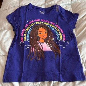 The Children's Place Blue Girl Power Tee